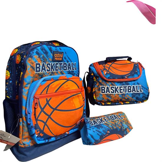 3'lü Set Mavi Lacivert Okul Sırt Çanta