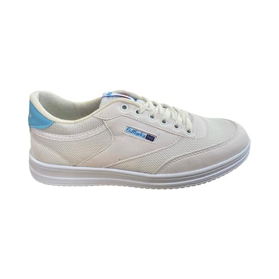 Beyaz Mavi Anorak Erkek Spor