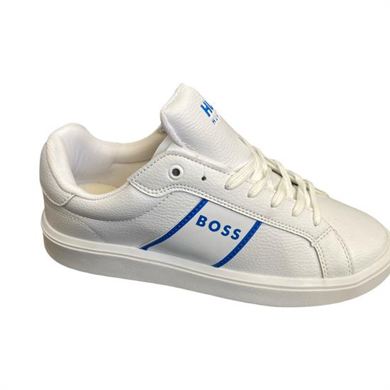 Beyaz Mavi Cilt Erkek Spor