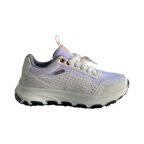 Beyaz Yüksek Taban Anorak Erkek Spor