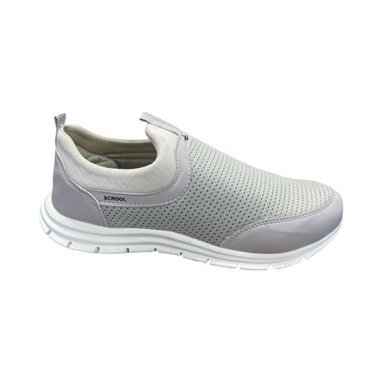 Gri Beyaz Bagsız Erkek Spor