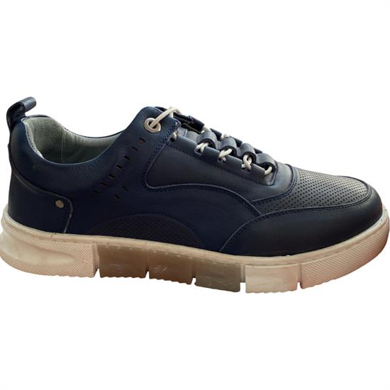 Hakiki Deri Laci Beyaz Erkek Casual