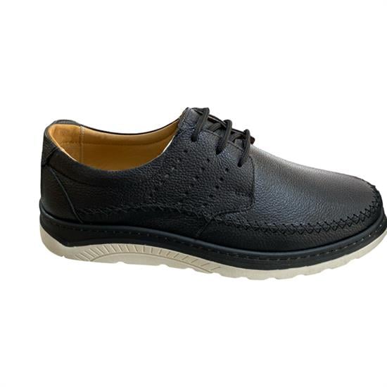 Hakiki Deri Siyah Cilt Erkek Casual