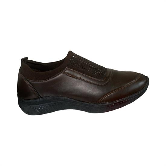 Kahverengi Ciltli Taşlı Ortapedik