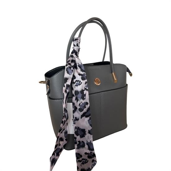 Koyu Gri Kadın Çantası