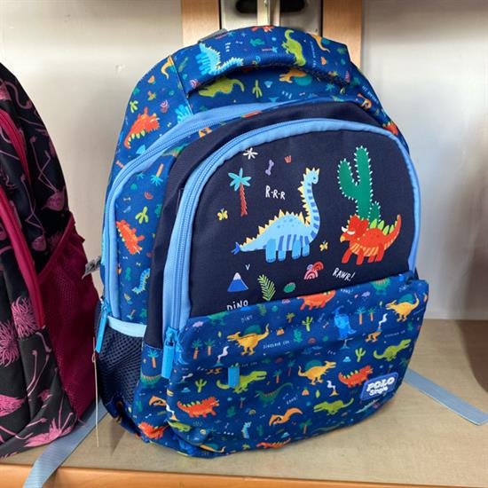 Mavi Lacivert Dinazorlu Sırt Okul Çantası