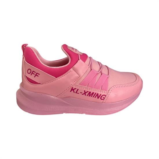 Pembe Anorak Bağsız Çocuk Spor