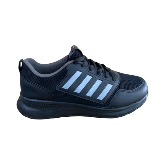 Siyah Beyaz Anorak Erkek Spor