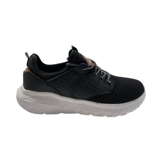 Siyah Beyaz Bagsız Fileli Spor