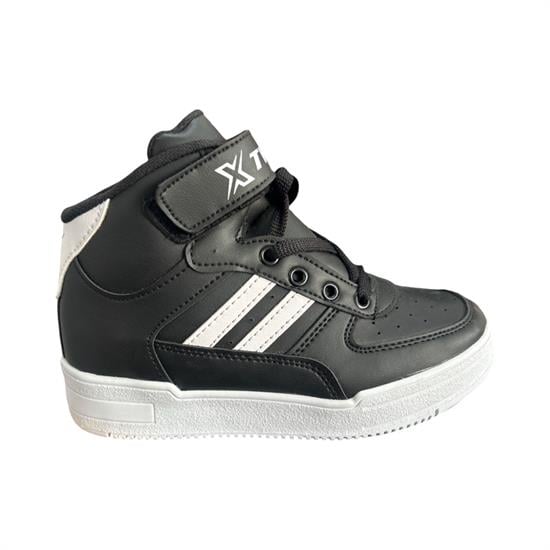 Siyah Beyaz Boğazlı Cilt Çocuk Spor