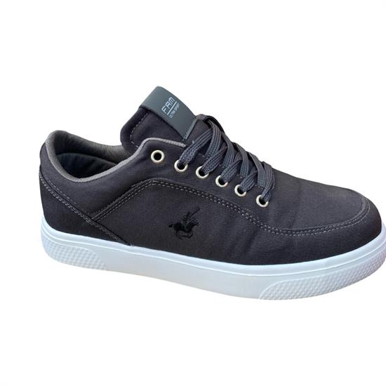 Siyah Beyaz Keten Erkek Spor