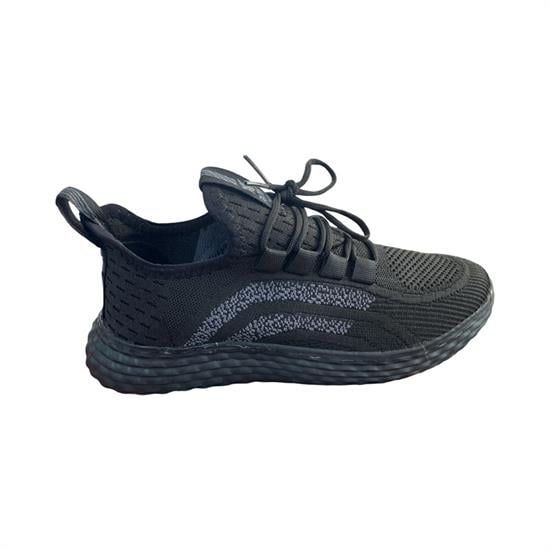 Siyah Füme Triko Unisex Spor