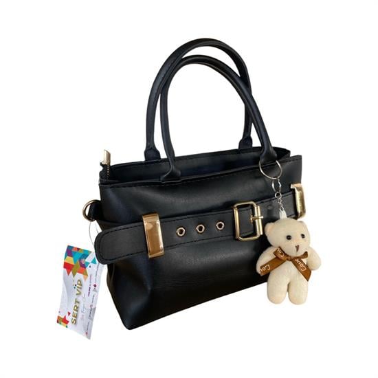 Siyah Gold Süslü Çanta