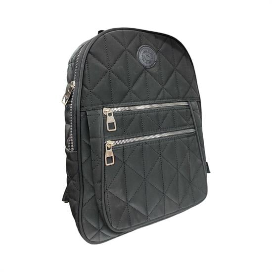 Siyah Kabartmalı Sırt Çanta