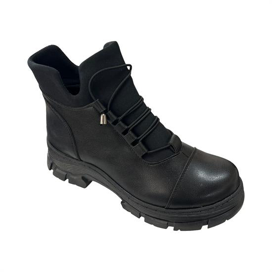 Siyah Kadın Kar Botu