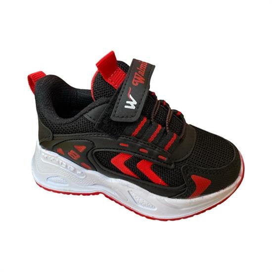 Siyah Kırmızı Beyaz Anorak Çocuk Spor