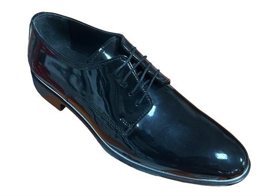 Siyah Rugan Bağcıklı Erkek Klasik