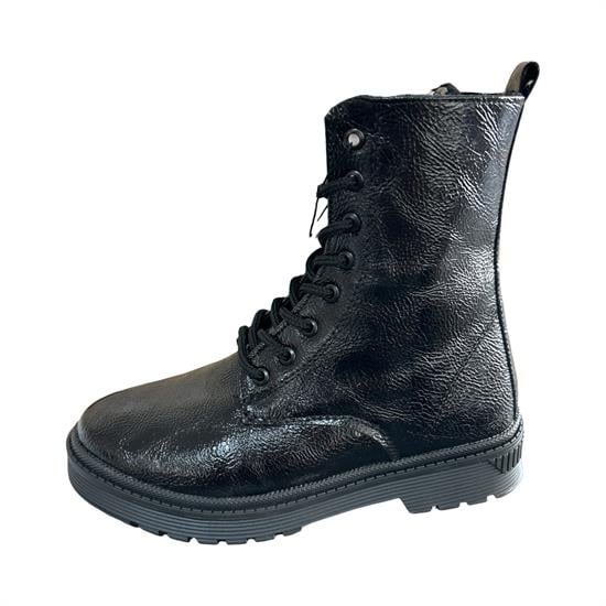 Siyah Rugan Postal Kadın Kar Botu